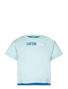 T-Shirt Tops T-shirts Short-sleeved Blue United Colors Of Benetton