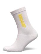 Sock Single Play Lingerie Socks Regular Socks White Mads Nørgaard