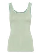Frzulu Top 11 Tops T-shirts & Tops Sleeveless Green Fransa
