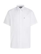 Flex Poplin Solid S/S Shirt Tops Polos Short-sleeved White Tommy Hilfi...