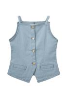 Demisw Vest Tops T-shirts & Tops Sleeveless Blue Sofie Schnoor