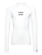 Waves All Day Boys Ls Tops T-shirts Long-sleeved T-shirts White Billab...