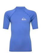 Everyday Upf50 Ss Youth Tops T-shirts Short-sleeved Blue Quiksilver