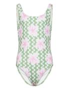 Party Waves Piece 2 Uimapuku Uima-asut Multi/patterned Roxy