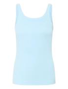 Kacarna Tank Top Tops T-shirts & Tops Sleeveless Blue Kaffe
