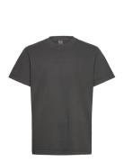 Overdyed Center Chest Loose R T Tops T-shirts Short-sleeved Black G-St...