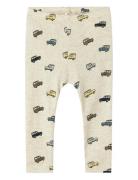 Nbmhukab M Long John Bottoms Leggings Beige Name It