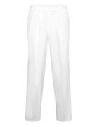 Loose Fit Tailored Pants Puvun Housut Suorat Housut White SIXTH JUNE