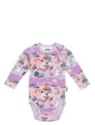 Stranddag Body Bodies Long-sleeved Purple MUMIN