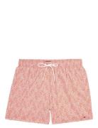 Medium Drawstring Print Uimashortsit Red Tommy Hilfiger