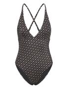 Bb Monogram Swimsuit Uimapuku Uima-asut Multi/patterned BOSS