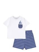 Pyjamas .-- Boat Pyjamasetti Pyjama Multi/patterned Mango