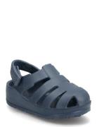 Velcro Strap Sandal Shoes Summer Shoes Sandals Navy Mango