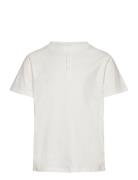 T-Shirt .-- Pani8 Tops T-shirts Short-sleeved White Mango