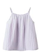 Nkfjianna Strap Top Tops Blouses & Tunics Purple Name It