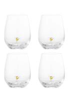 Misa Drinking Glass 4-Pack Home Tableware Glass Drinking Glass Nude Bl...