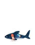 Large Activity Shark 58 Cm - Les Aventures De Paulie Toys Soft Toys St...