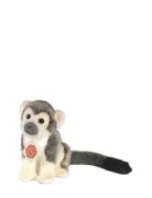 Monkey Grey 17 Cm Toys Soft Toys Stuffed Animals Grey Teddy Hermann