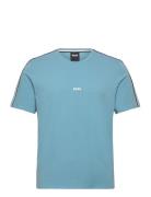 Unique T-Shirt Tops T-shirts Short-sleeved Blue BOSS