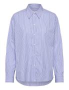 Clemons Tops Shirts Long-sleeved Blue Tiger Of Sweden