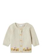 Nbfkamma Ls Knit Card Tops Knitwear Cardigans Cream Name It