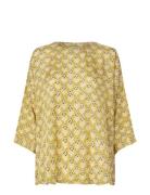 Mabecca Tops T-shirts & Tops Long-sleeved Yellow Masai
