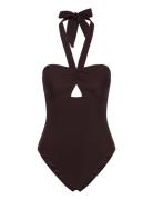 Ilona Swimsuit Uimapuku Uima-asut Brown Twist & Tango
