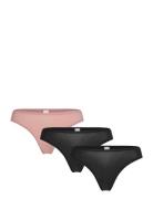 Brief Thong Reg 360 Stretch 3 Stringit Alusvaatteet Black Lindex