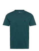 Anf Mens Knits Tops T-shirts Short-sleeved Blue Abercrombie & Fitch