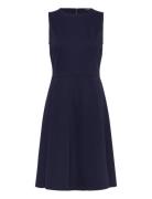 Ponte Sleeveless Dress Lyhyt Mekko Navy Lauren Ralph Lauren