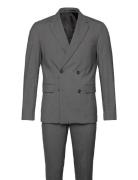 Plain Db Mens Suit - Normal Length Puku Grey Lindbergh