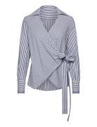 Bekania Tops Blouses Long-sleeved Blue BOSS