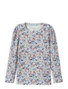 Nmfkyla Ls Xsl Top Tops T-shirts Long-sleeved T-shirts Blue Name It