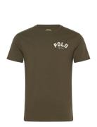 26/1 Jersey-Ssl-Tsh Tops T-shirts Short-sleeved Khaki Green Polo Ralph...