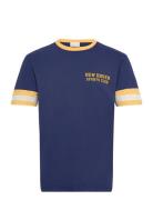 Graphic T-Shirt Tops T-shirts Short-sleeved Navy GANT