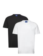 Blue2_Naolo Tops T-shirts Short-sleeved Multi/patterned HUGO BLUE