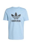 Trefoil T-Shirt Sport T-shirts Short-sleeved Blue Adidas Originals