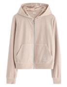 Sweatshirt Velour With Hoodie Tops Sweat-shirts & Hoodies Hoodies Crea...