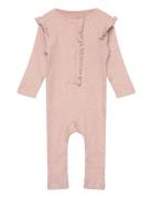 Romper Ls Rib Pitkähihainen Body Silver Fixoni