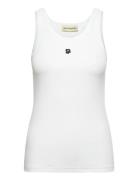 Kedol Unikko Placement Tops T-shirts & Tops Sleeveless White Marimekko