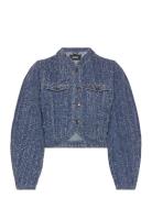 Round Sleeve Denim Jacket Farkkutakki Denimtakki Blue ROTATE Birger Ch...