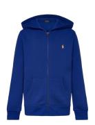 Fleece Full-Zip Hoodie Tops Sweat-shirts & Hoodies Hoodies Blue Ralph ...