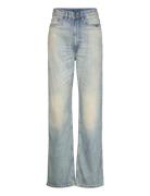 Rowe Super High Waisted Regular Straight Leg Jeans Bottoms Jeans Strai...