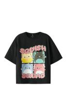 Nkfjixera Squish Ss Rlx Top Box Bfu Tops T-shirts Short-sleeved Black ...