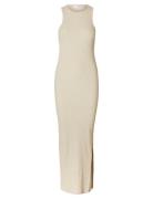Slfanna Sl Ankle Tank Dress Maksimekko Juhlamekko Cream Selected