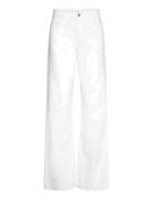 Danila Wide Leg High-Rise Jeans Bottoms Jeans Flares White Mango