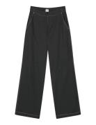 Colin Tonya Pants Bottoms Trousers Wide Leg Black Mads Nørgaard