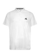 Tr-Es Base Polo Tops Polos Short-sleeved White Adidas Performance