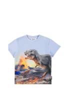 Roxo Tops T-shirts Short-sleeved Blue Molo