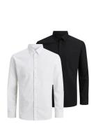 Jjjoe Shirt Ls 2 Pack Mp Tops Shirts Business Black Jack & J S